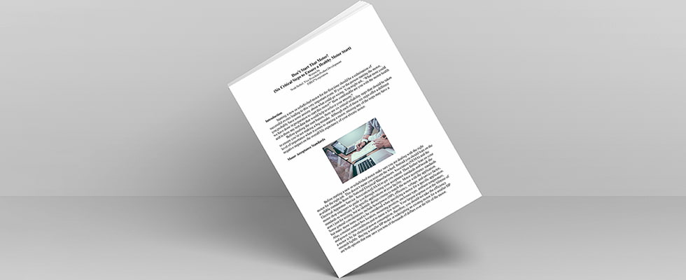 Six Critical Steps to Ensure a Healthy Motor Start White Paper