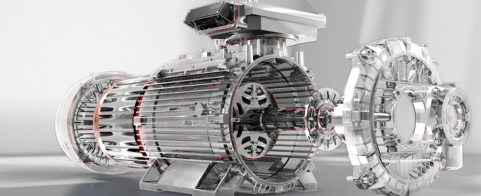 IMAGE 1: High-efficiency motor (Image courtesy of ABB)