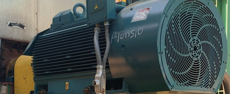 IMAGE 1: Large electric motor (Image courtesy of ABB)