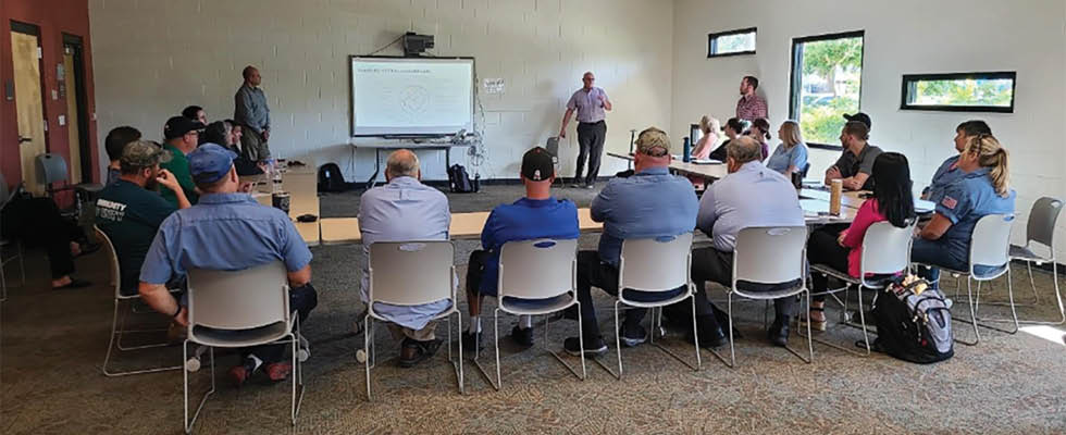 Project team receives project rundown and training
