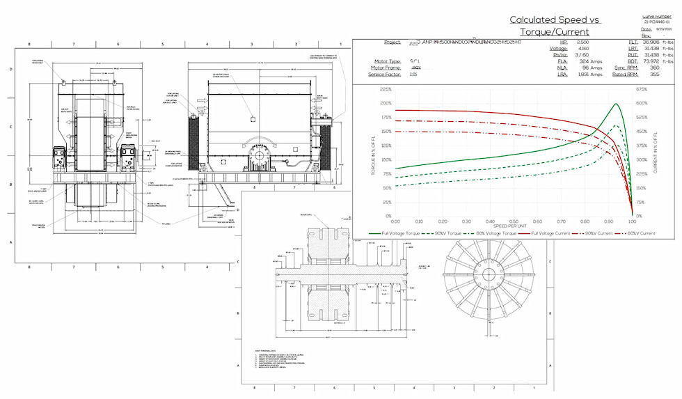 IMAGE 1: Examples of typical motor technical data (Images courtesy of designmotors)