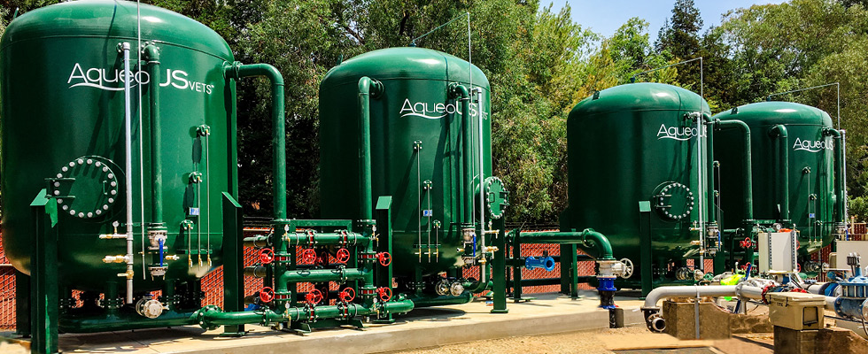 IMAGE 1: Pressure vessels at Rancho Cordova, California, well site. (Image courtesy of AqueoUS Vets)