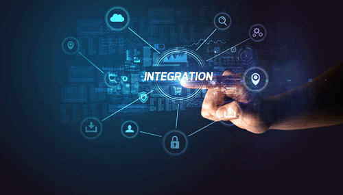 System integration stock image