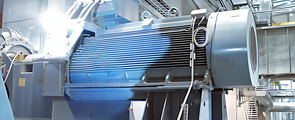 Large motor in a facility (Image courtesy of ABB)