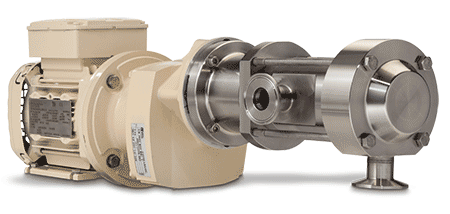 Eccentric disc pump for continuous dosing with low flow rate