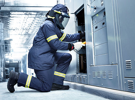 IMAGE 1: Proper arc-rated PPE can mean the difference between survivable injury and fatal trauma (Image courtesy of National Safety Apparel [NSA])