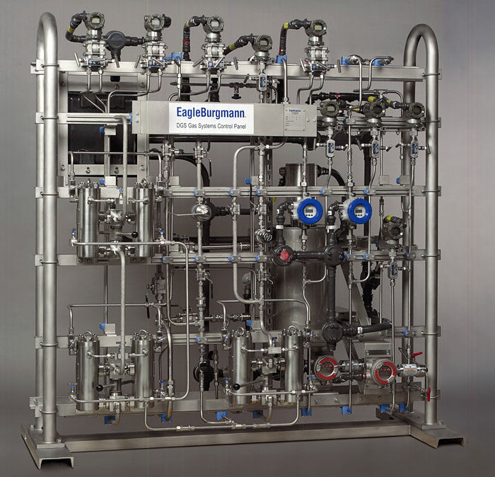 The dry gas seal panel is a critical component in a dry gas seal system.