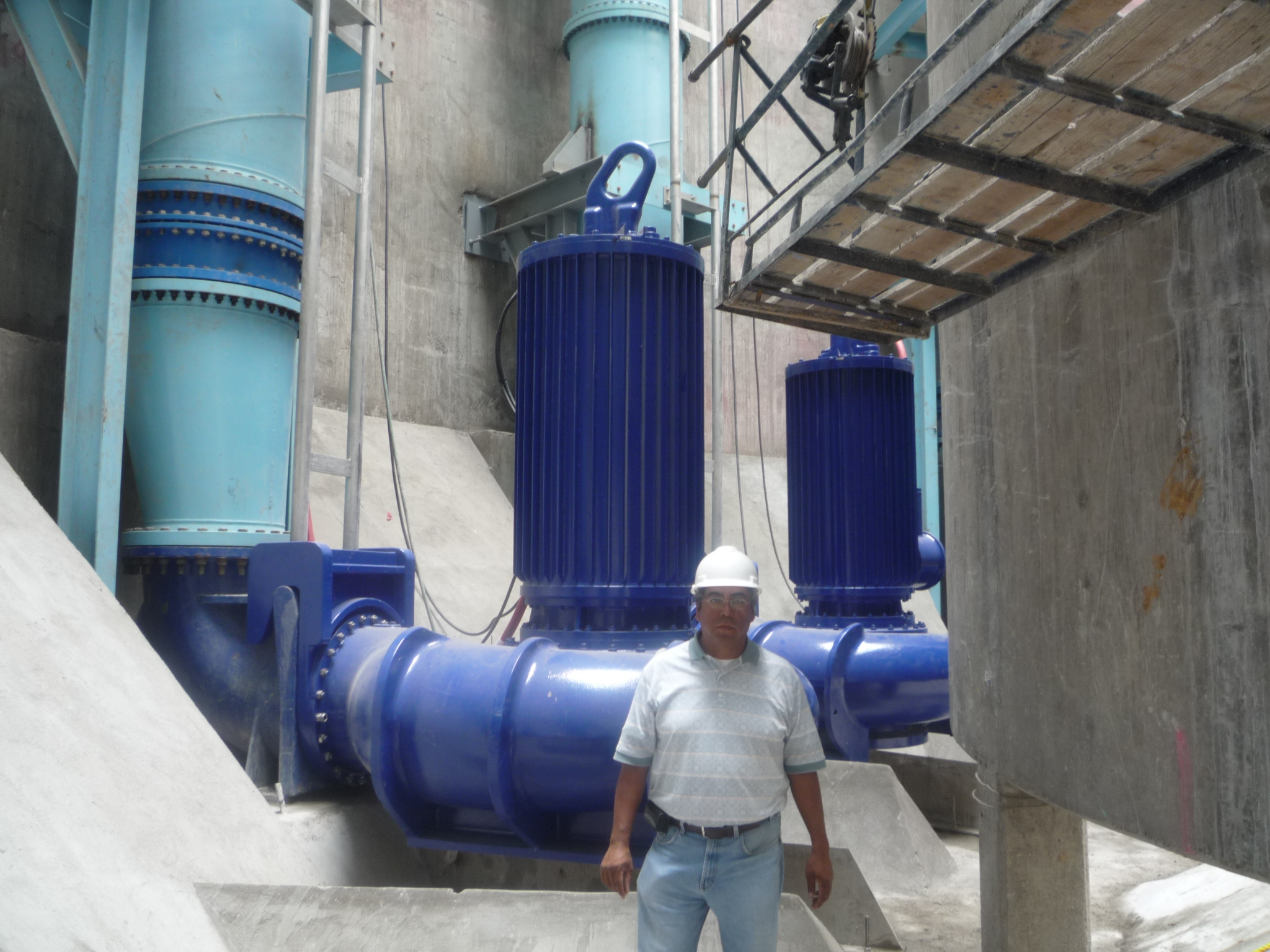 Figure 2. Pumps installed in La Caldera Pump Station