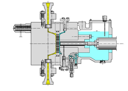 Diaphragm pump head