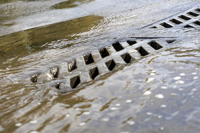 stormwater draining