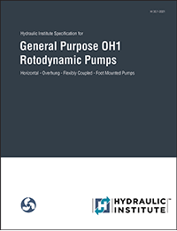 HI 30.1 General Purpose OH1 Rotodynamic Pumps