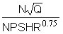 Equation 2 for Suction Specific Speed