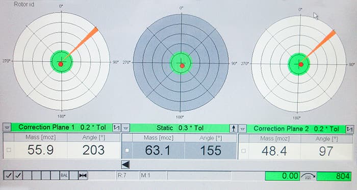 Worthington rotor final balance