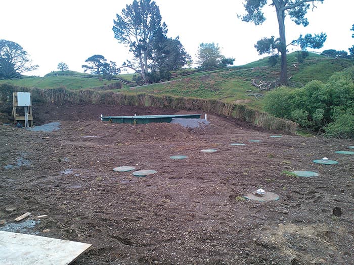 The wastewater treatment system. Photo courtesy of Innoflow Technologies