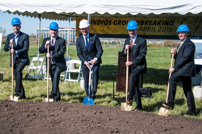 Grundfos groundbreaking