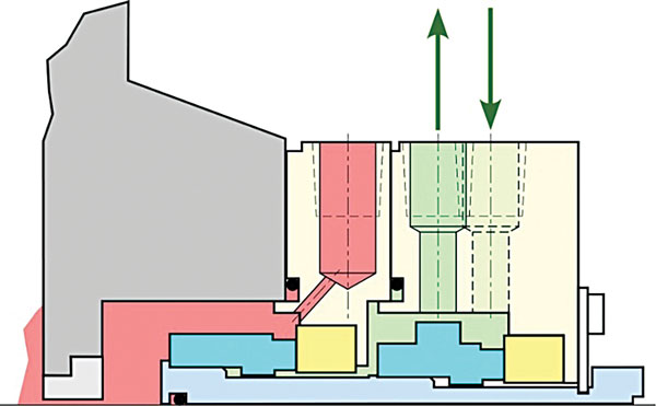 The schematic above shows a dual-seal system according to Plan 53A.