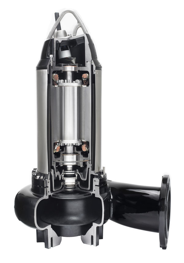 Image 1. This technology includes a free spherical passage throughout the pump. (Courtesy of Grundfos)