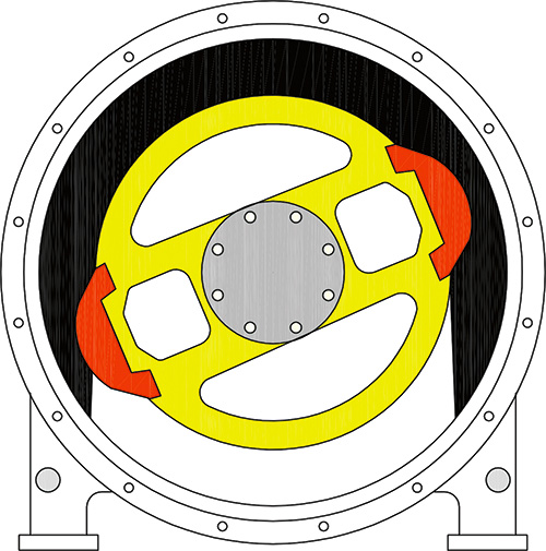 Dual-shoe design pump