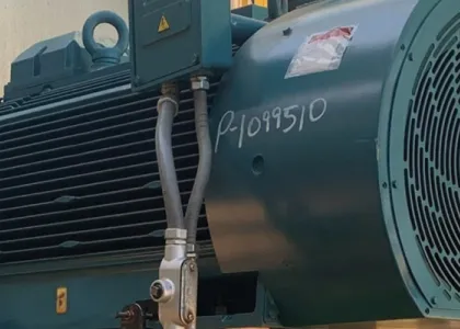 IMAGE 1: Large electric motor  (Image courtesy of ABB)