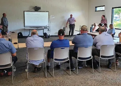 Project team receives project rundown and training