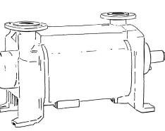 Liquid ring vacuum pump