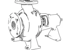 Single-stage process pump