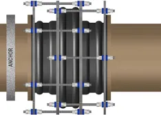 advanced rubber expansion joint arrangement 