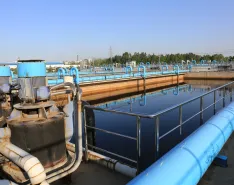 wastewater treatment pumps and pipes