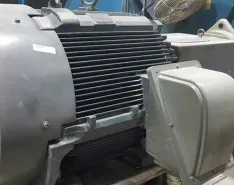 Medium TEFC motor installed 