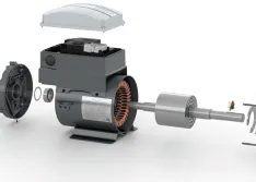 Ferrite-Assisted Motor