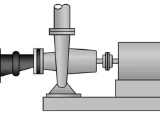 eccentric reducer at pump suction