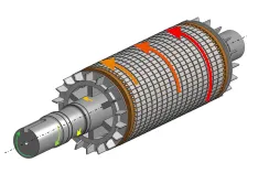 Torsional twisting of motor rotor