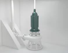 IMAGE 1: Submersible pump (Images courtesy  of ABB)