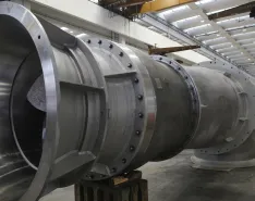 IMAGE 1: Vertical turbine pump for water intake service at desalination plant (Images courtesy of Trillium Flow Technologies)