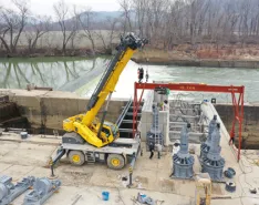 The project focused attention on abandoned lock chambers along the Kentucky River. (Image courtesy of Xylem)