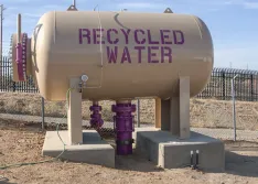 Recycled water tank