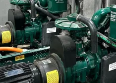 Electric-driven pump packages designed with pumps utilizing a recessed impeller are often installed in animal rendering facilities for reliable operation on the production floor. 