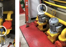 Hybrid switch and transmitter technology deployed on lubrication oil pumps