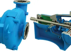 Depiction of the interior of a hydro-solids pump