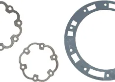 Examples of atypical geometry gaskets 