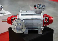 IMAGE 1: Close-up of a boiler feed pump (Images courtesy of Sunair)