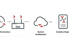 IMAGE 1: Typical system architecture for industrial monitoring, from data collection at site infrastructure to analysis and real-time monitoring on a platform (Images courtesy of Flowserve)