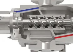 IMAGE 1: Example of a PD screw pump (Image courtesy of Leistritz)