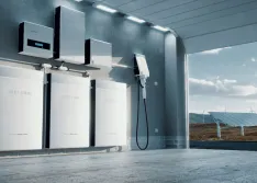 lithium ion battery storage and solar panels