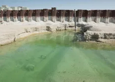 IMAGE 1: Piling for dewatering operation 