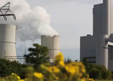 Coal-driven power plant with carbon capture storage using air compressors to enhance power generation performance