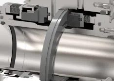 High-temperature, noncontacting cartridge seal