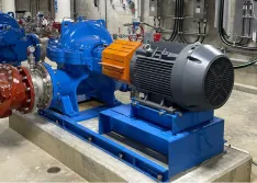 IMAGE 1: The SCADA system monitors four 150 hp pumps, level, pressure, flow, turbidity, UVT, pH and temperature.  (Images courtesy of SmartSights)