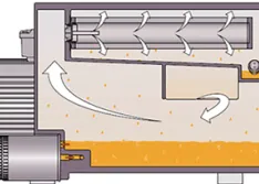 IMAGE 2: Oil rotary vane - exhaust box view