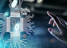 digital twin stock image